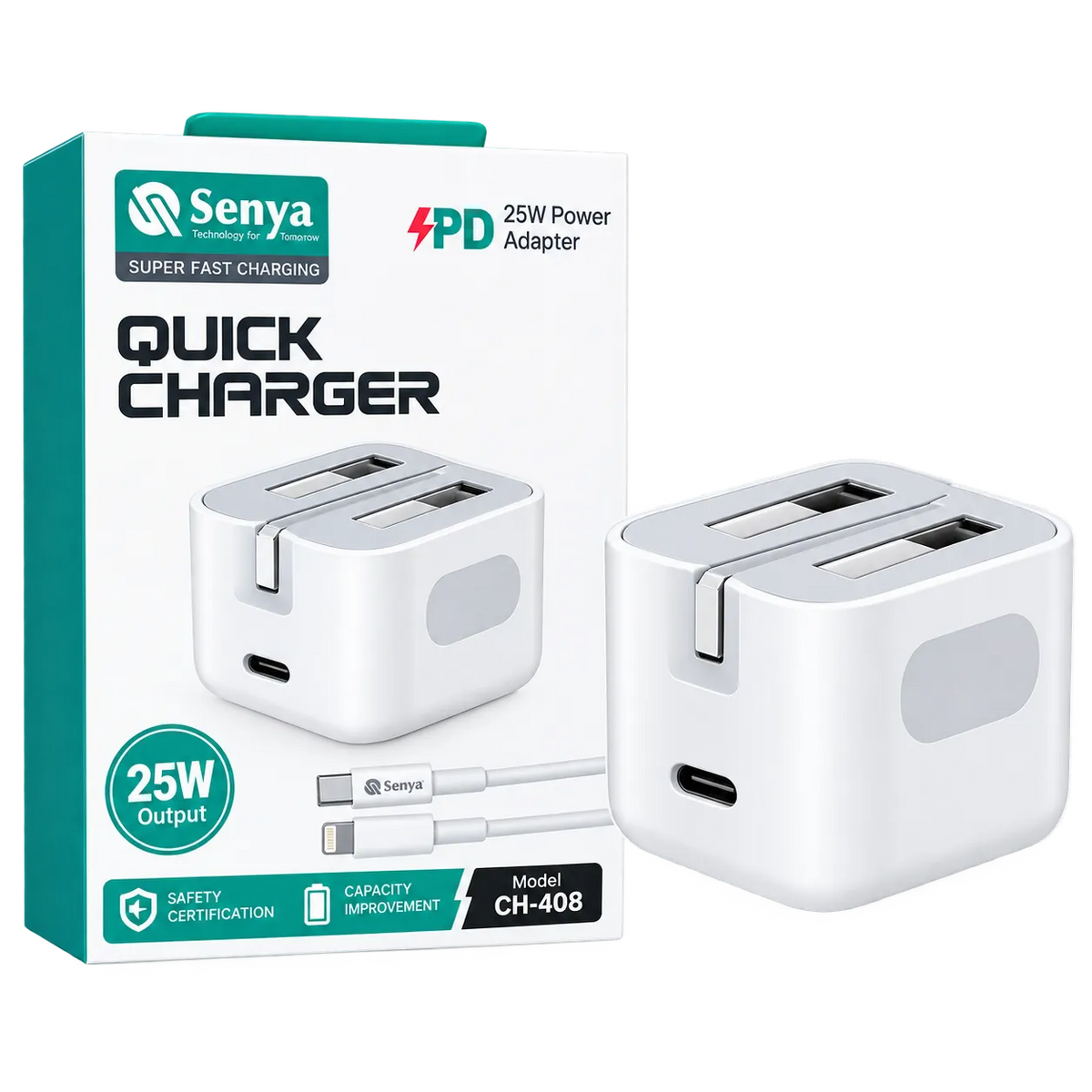 Senya  25W PD Super Fast Quick Charger